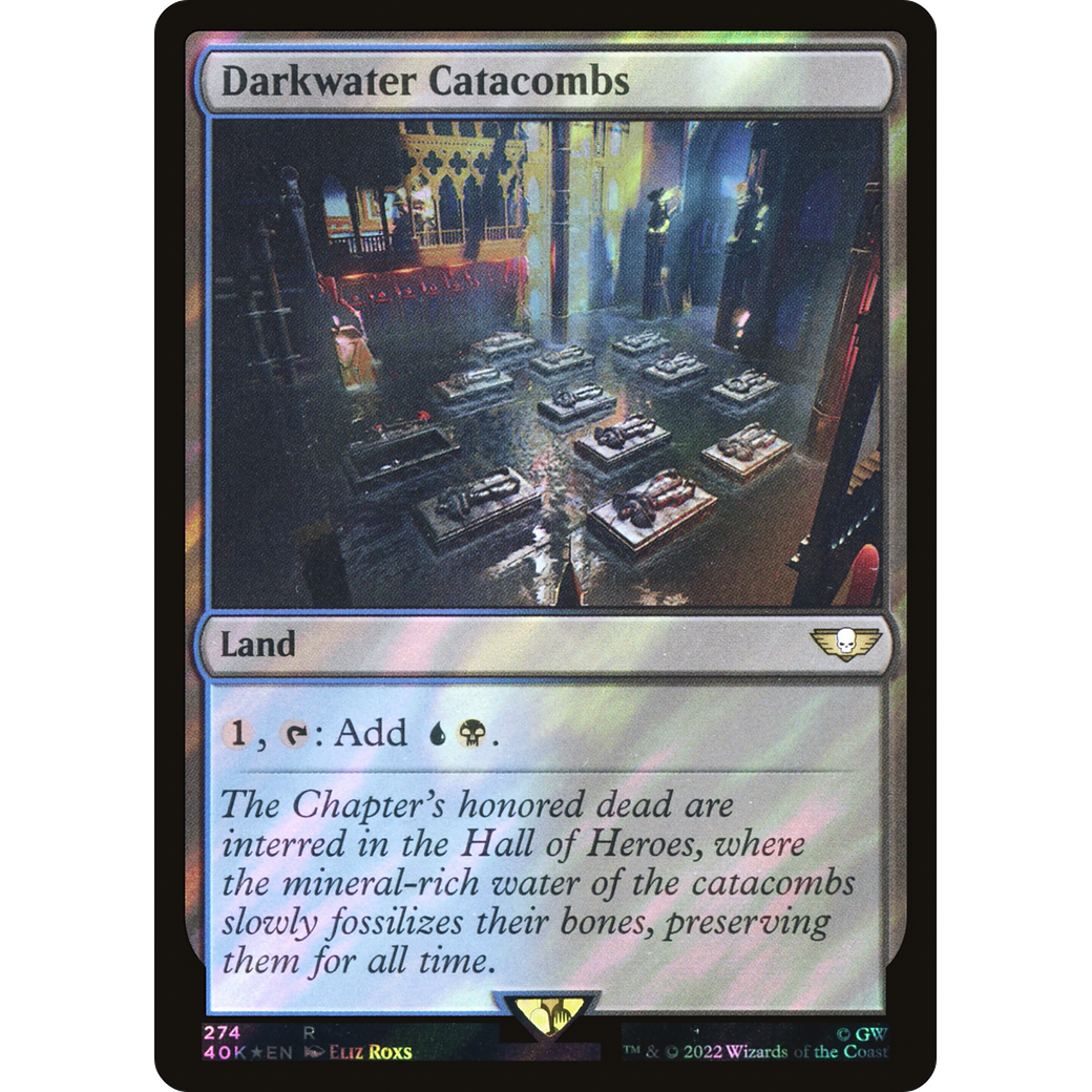 Darkwater Catacombs (40K-274) - Warhammer 40,000 Commander Foil