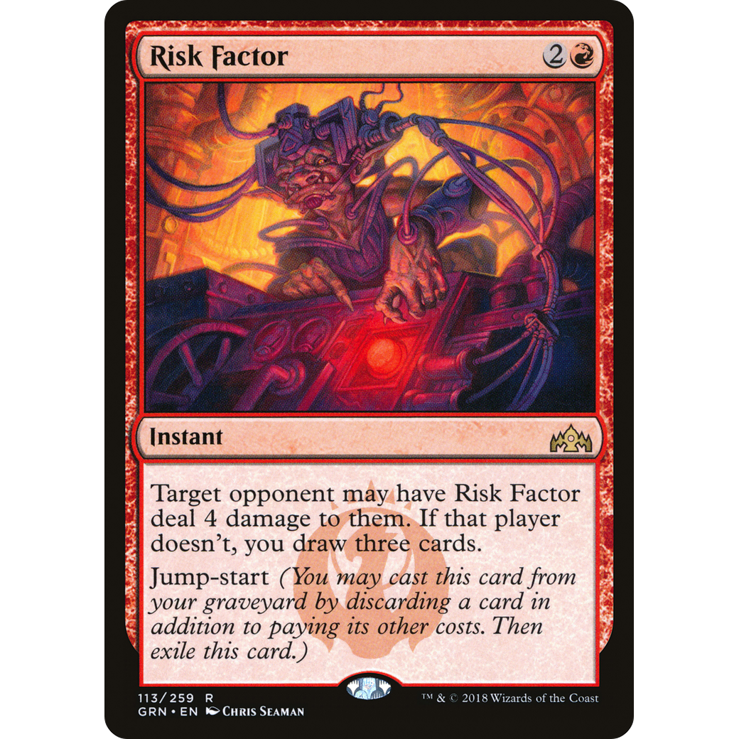 Risk Factor (GRN-113) - Guilds of Ravnica Foil