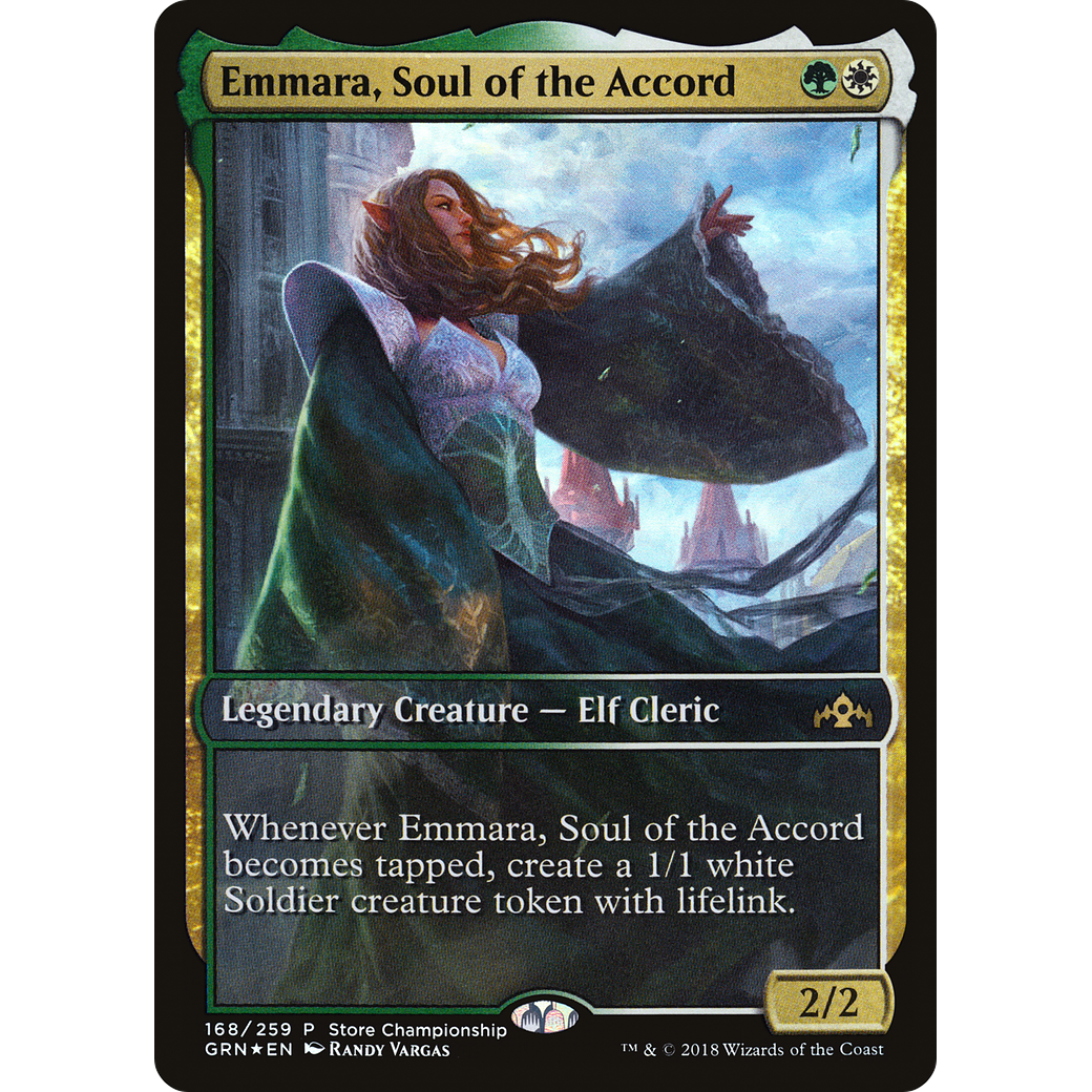Emmara, Soul of the Accord (GAME-168) - Guilds of Ravnica Promos Foil
