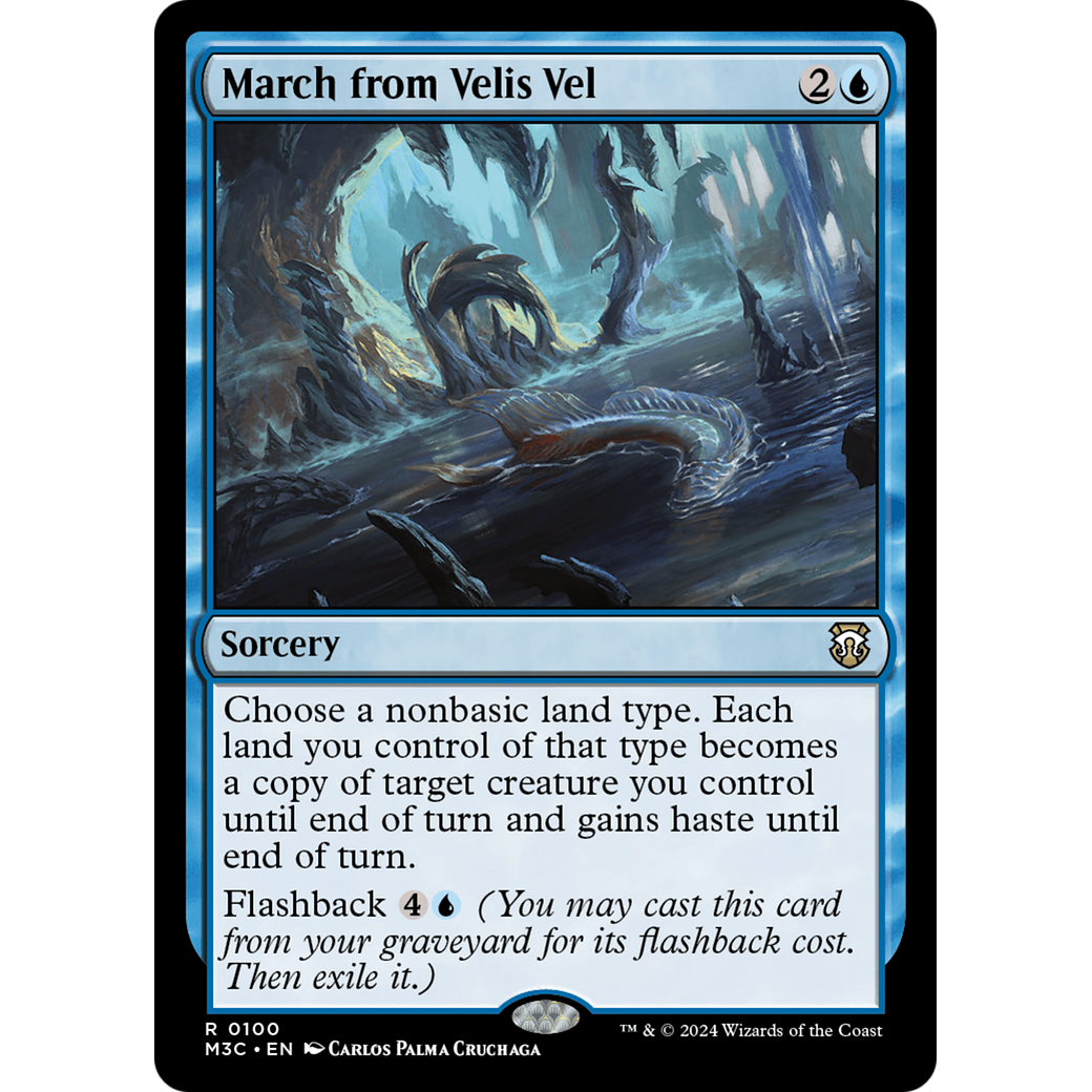 March from Velis Vel (M3C-100) - Modern Horizons 3 Commander