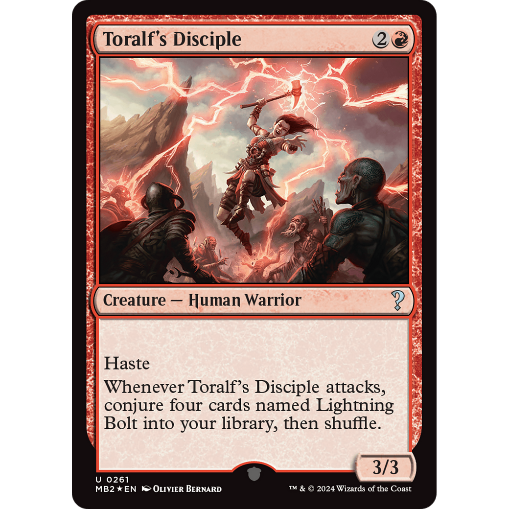 Toralf's Disciple (MB2-261) - Mystery Booster 2 Foil