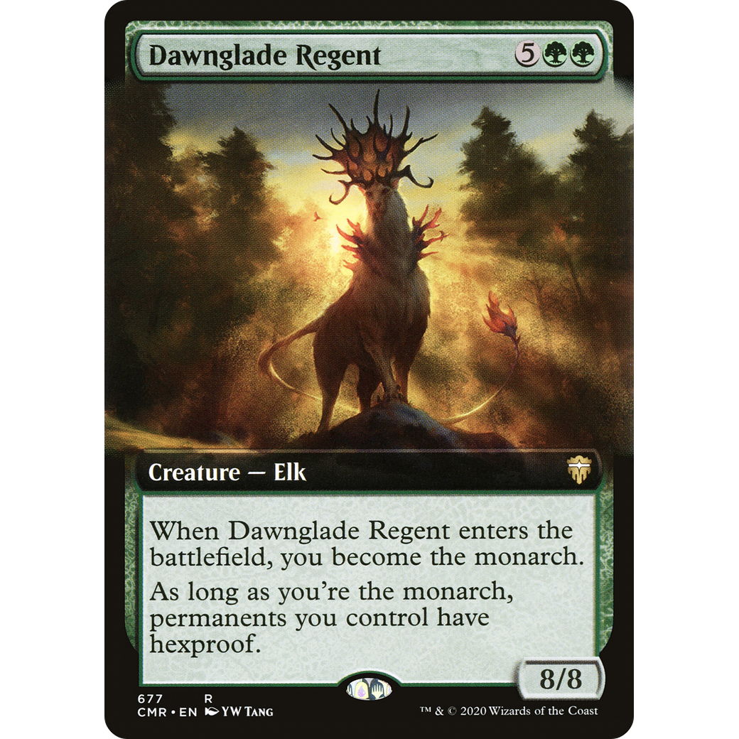 Dawnglade Regent (Extended Art) (CMR-677) - Commander Legends: (Extended Art) Foil