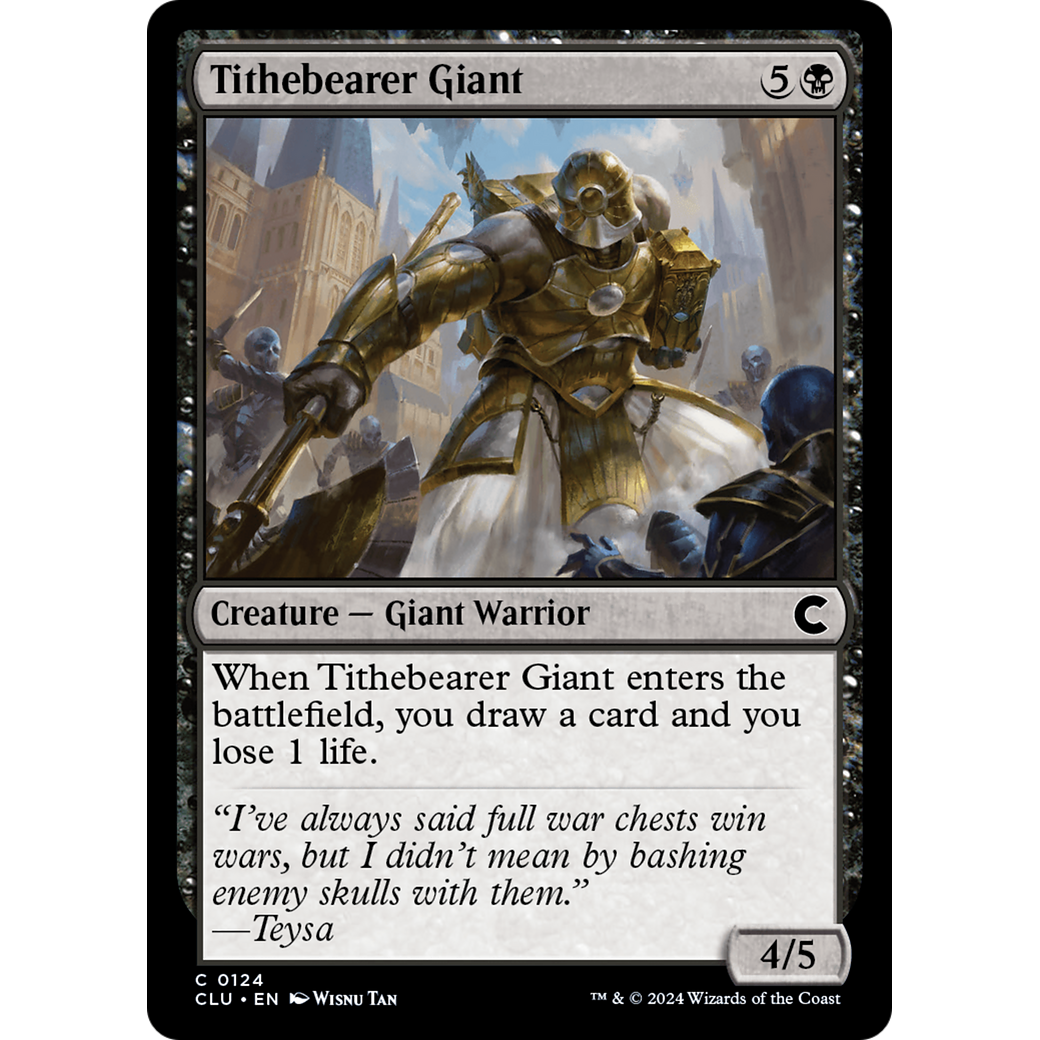 Tithebearer Giant (CLU-124) - Ravnica: Clue Edition