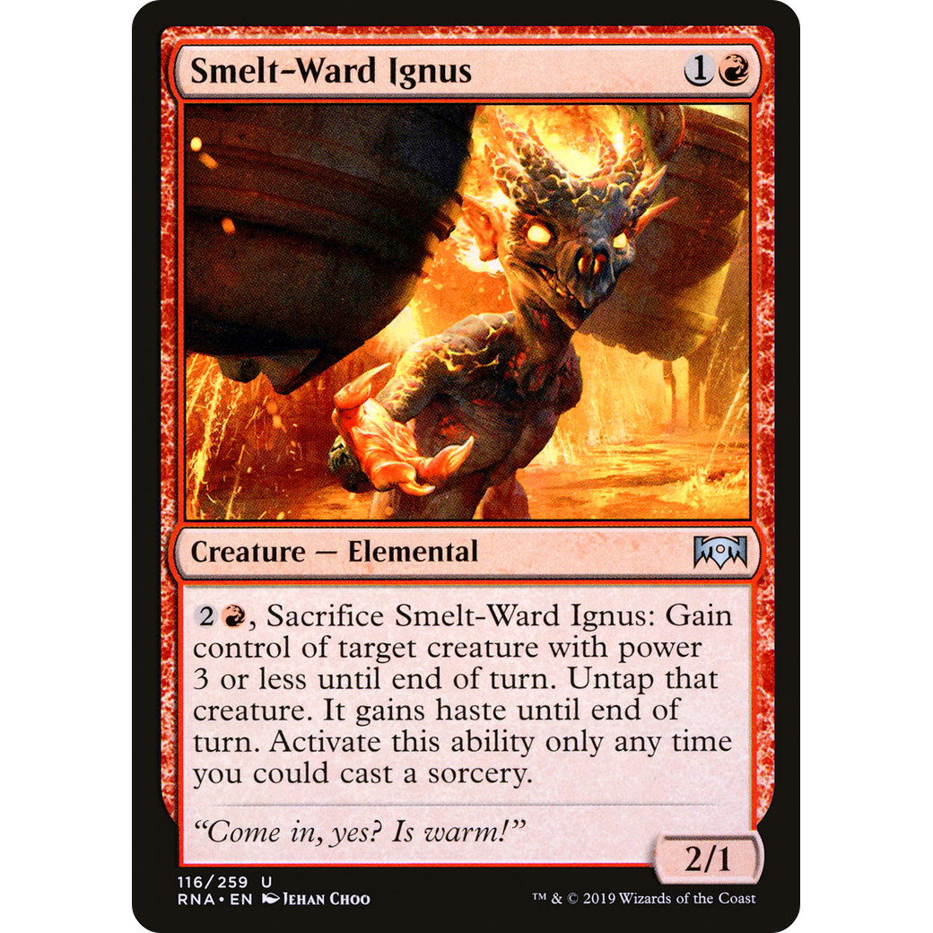Smelt-Ward Ignus (RNA-116) - Ravnica Allegiance