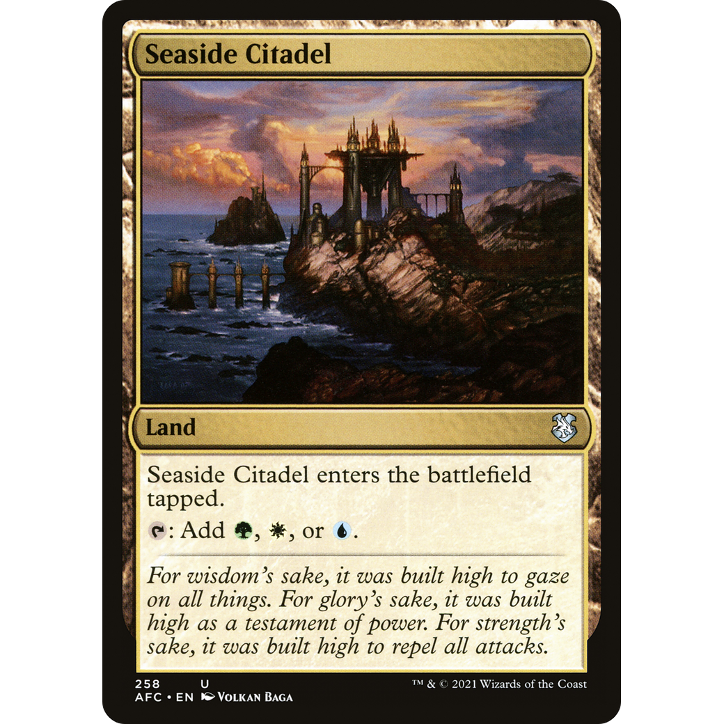 Seaside Citadel (AFC-258) - Forgotten Realms Commander