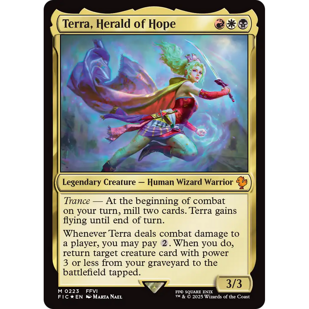 Terra, Herald of Hope (Surge Foil) (FIC-223) - Commander: FINAL FANTASY Foil
