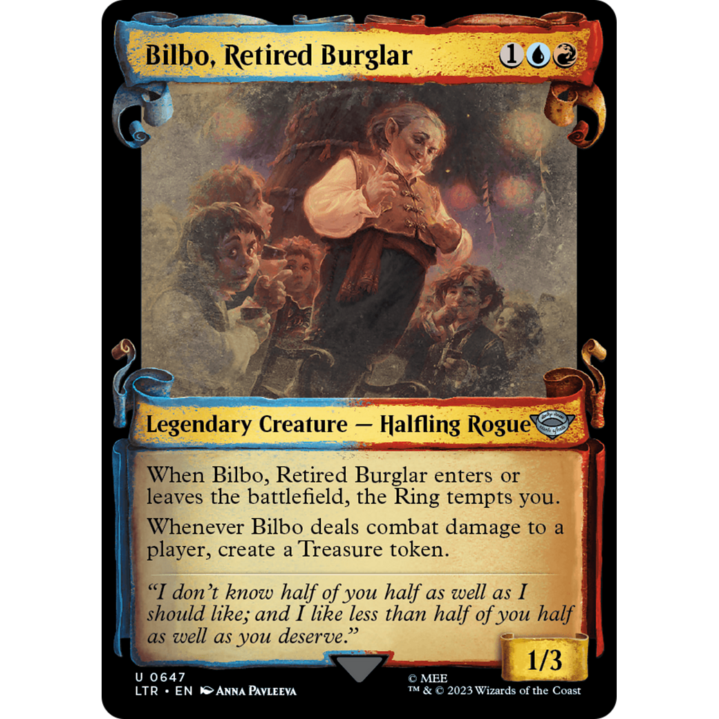 Bilbo, Retired Burglar (LTR-647) - The Lord of the Rings: Tales of Middle-earth: (Showcase) Foil