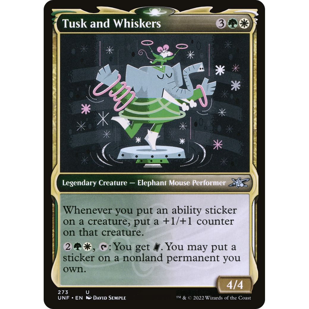 Tusk and Whiskers (Showcase) (UNF-273) - Unfinity: (Showcase)