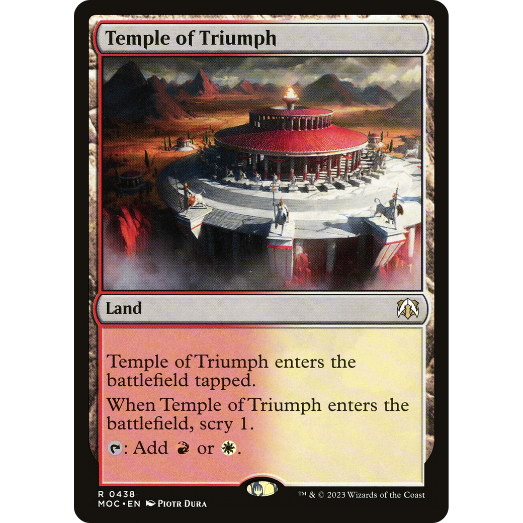 Temple of Triumph (MOC-438) - March of the Machine Commander
