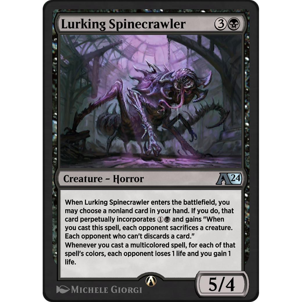 Lurking Spinecrawler (YMKM-010) - Alchemy: Murders at Karlov Manor