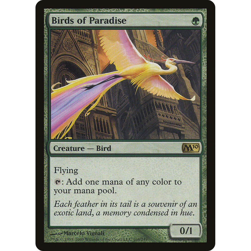 Birds of Paradise (M10-168) - Magic 2010 Foil
