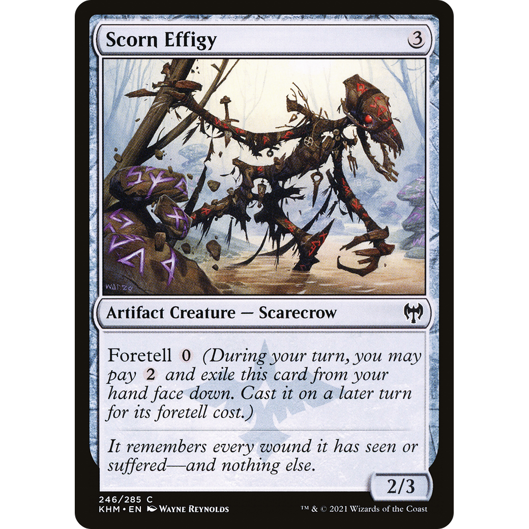 Scorn Effigy (KHM-246) - Kaldheim Foil