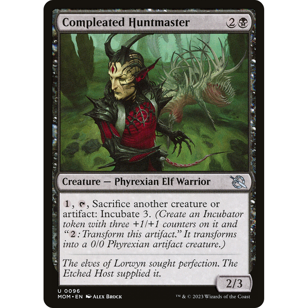 Compleated Huntmaster (MOM-096) - March of the Machine Foil