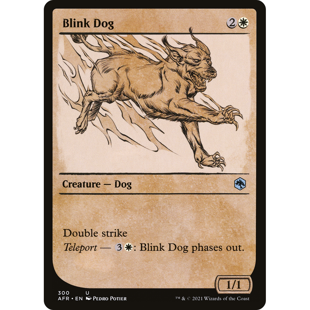 Blink Dog (Showcase) (AFR-300) - Adventures in the Forgotten Realms: (Showcase) Foil