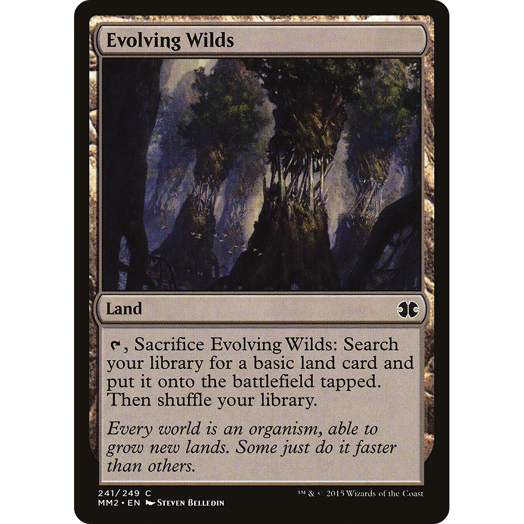 Evolving Wilds (MM2-241) - Modern Masters 2015 Foil