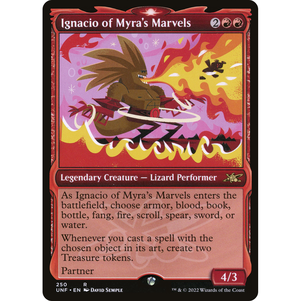 Ignacio of Myra's Marvels (Showcase) (UNF-250) - Unfinity: (Showcase) Foil