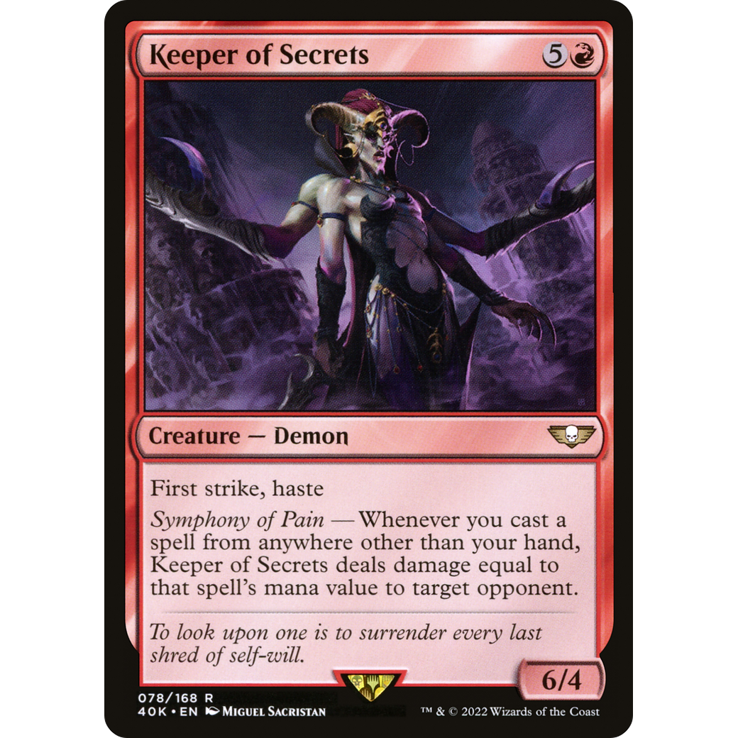 Keeper of Secrets (40K-078) - Warhammer 40,000 Commander