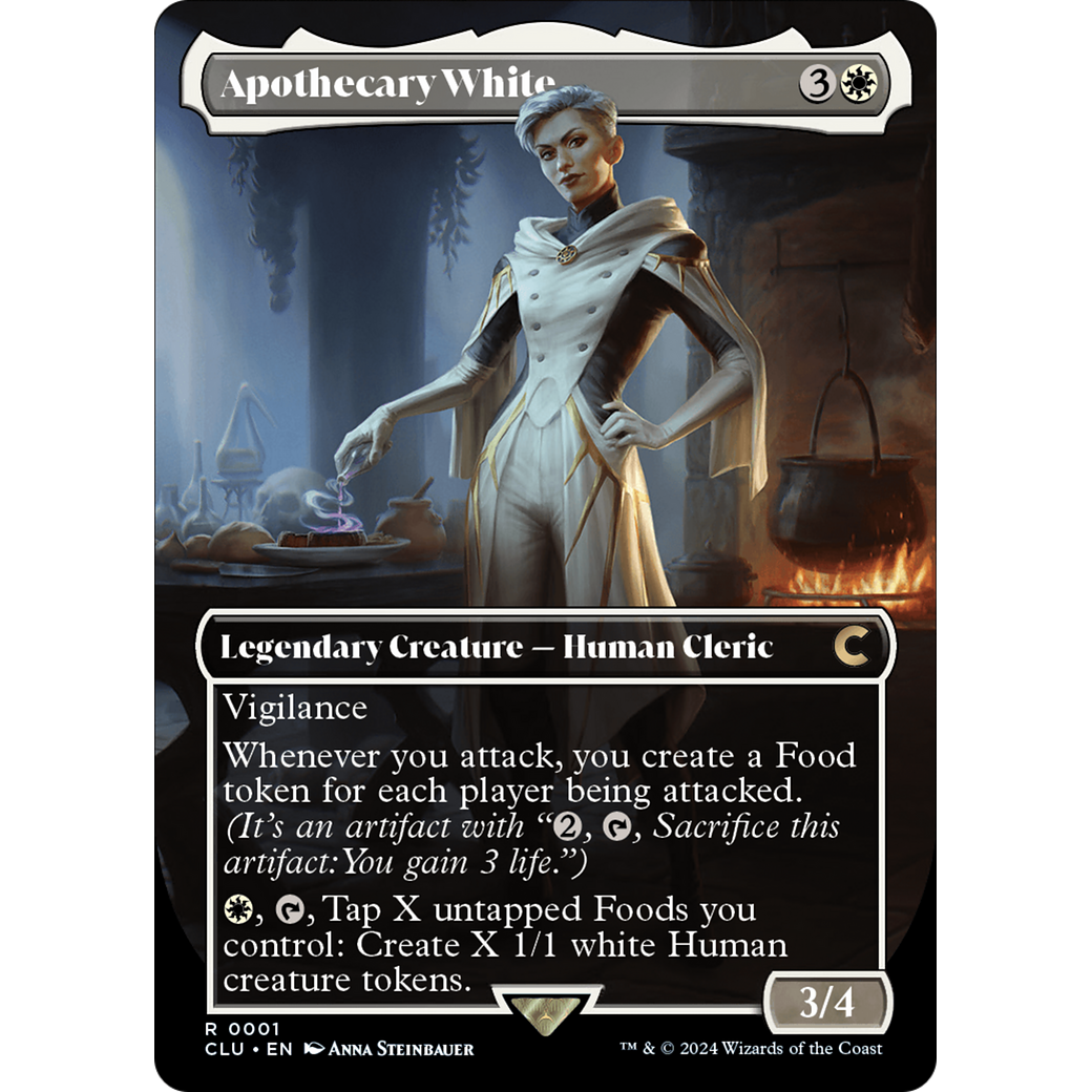 Apothecary White (Borderless) (CLU-001) - Ravnica: Clue Edition (Borderless)