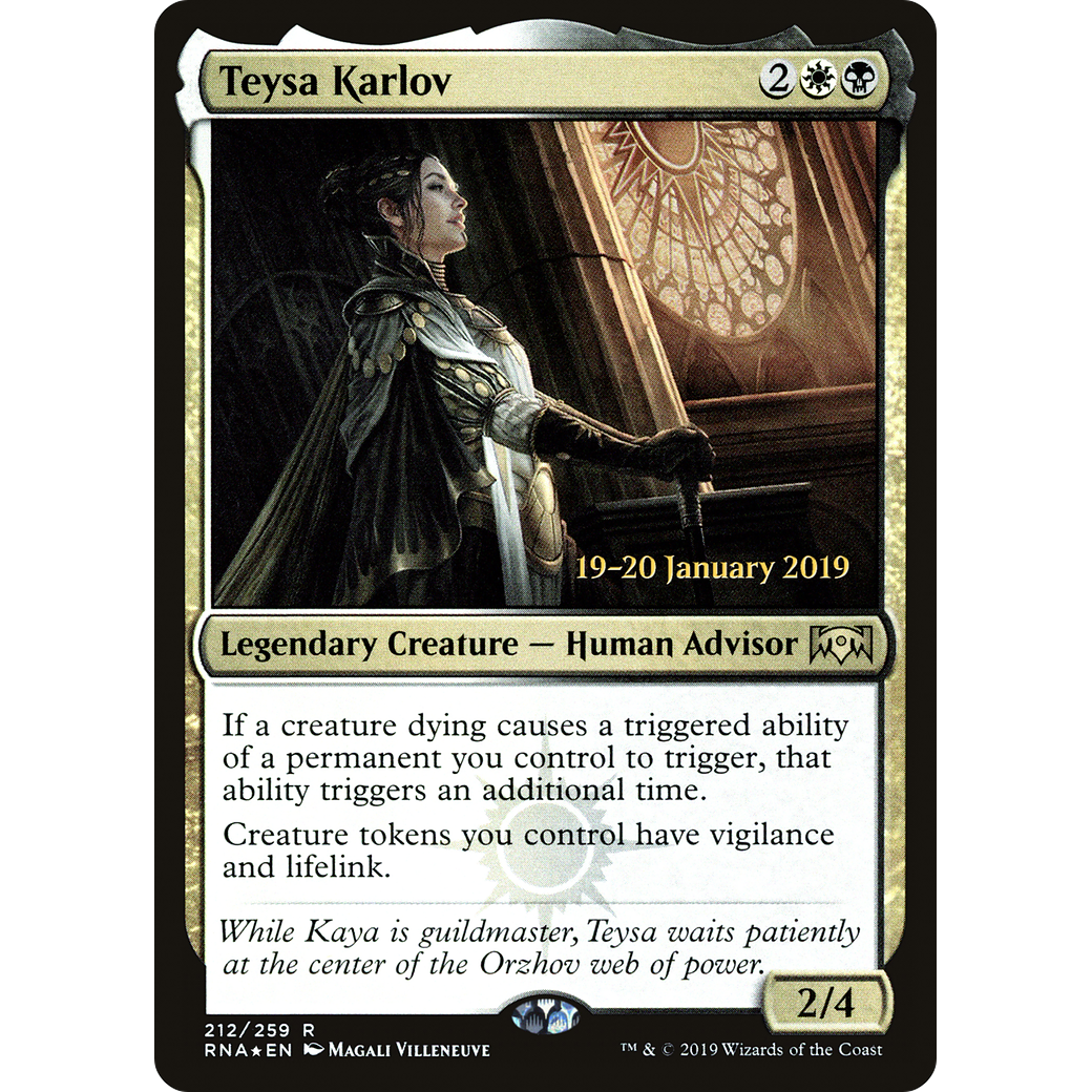 Teysa Karlov (PRE-212) - Ravnica Allegiance Promos Foil