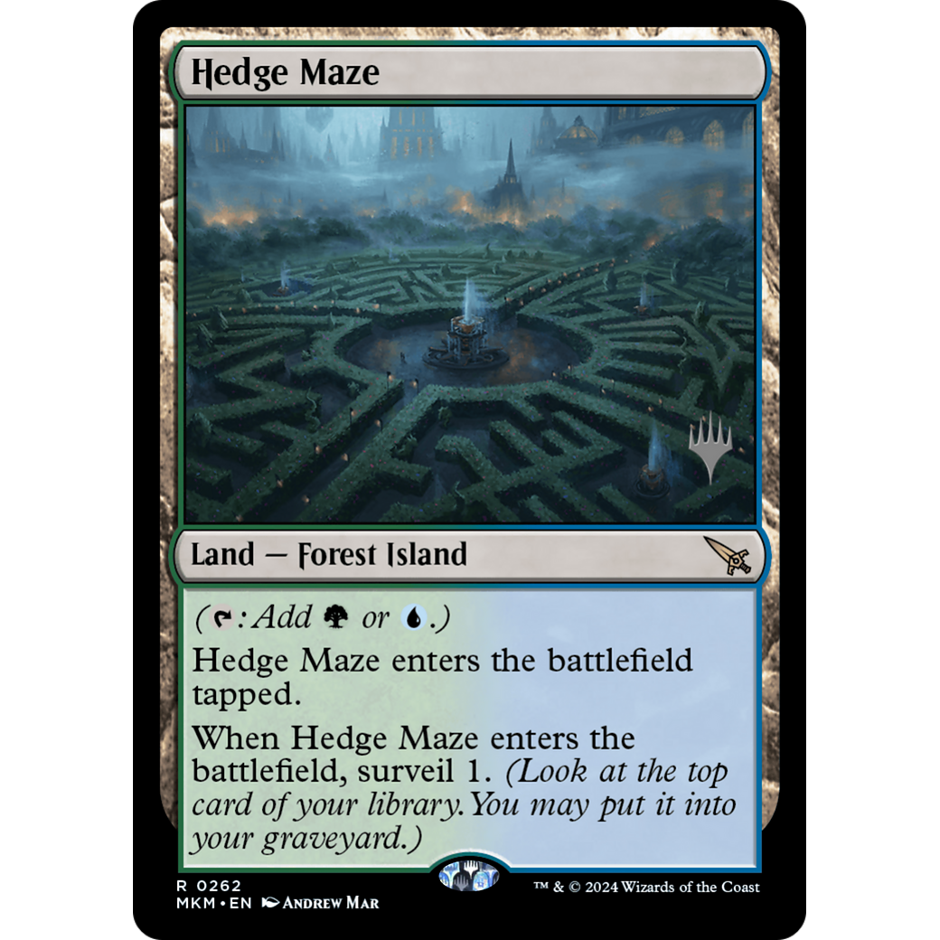 Hedge Maze (PPMKM-262P) - Murders at Karlov Manor Promos Foil