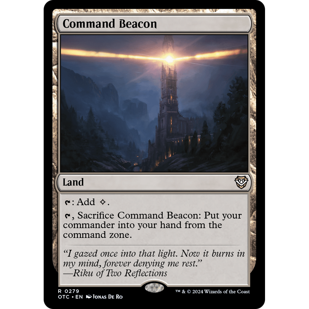 Command Beacon (OTC-279) - Outlaws of Thunder Junction Commander