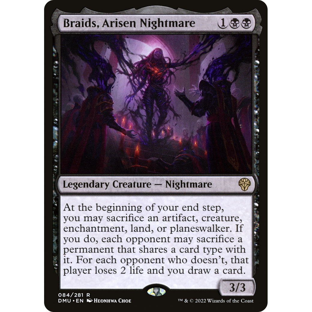 Braids, Arisen Nightmare (DMU-084) - Dominaria United Foil