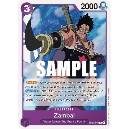 Zambai (OP03-063) - Pillars of Strength