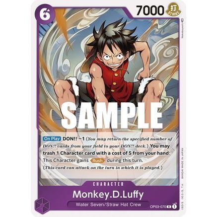 Monkey.D.Luffy (OP03-070) - Pillars of Strength Foil