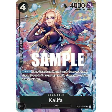 Kalifa (081) (Alternate Art) (OP03-081) - Pillars of Strength Foil