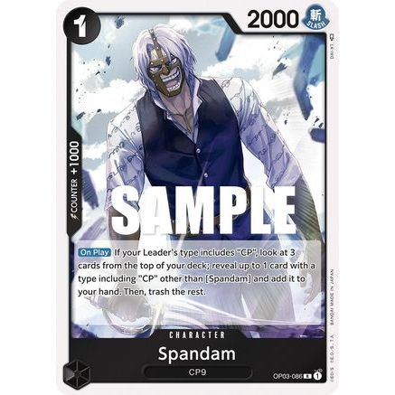 Spandam (OP03-086) - Pillars of Strength Foil
