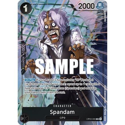 Spandam (Alternate Art) (OP03-086) - Pillars of Strength Foil