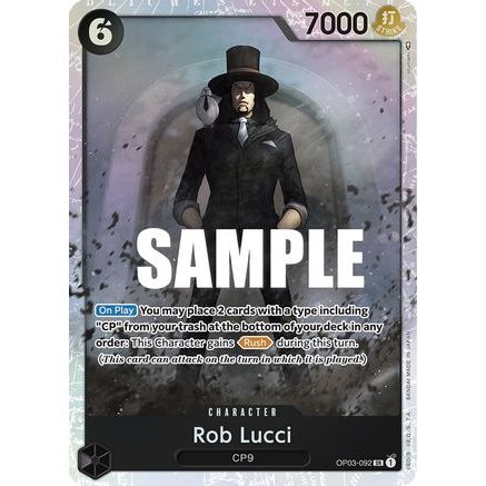 Rob Lucci (092) (OP03-092) - Pillars of Strength Foil