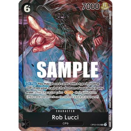 Rob Lucci (092) (Alternate Art) (OP03-092) - Pillars of Strength Foil