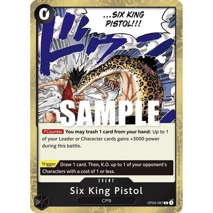 Six King Pistol (OP03-097) - Pillars of Strength Foil