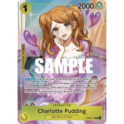 Charlotte Pudding (Alternate Art) (OP03-112) - Pillars of Strength Foil