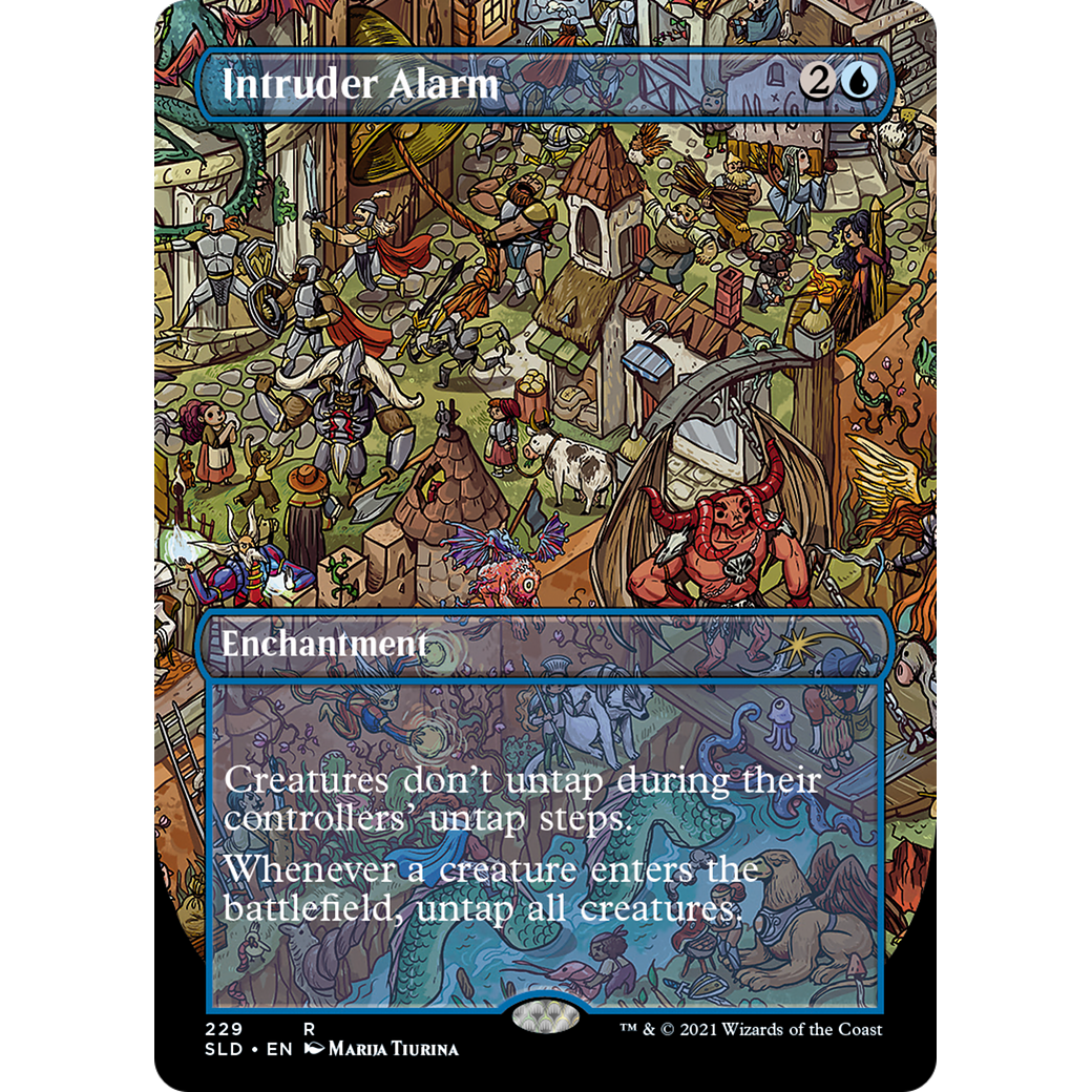 Intruder Alarm (SLD-229) - Secret Lair Drop (Borderless)