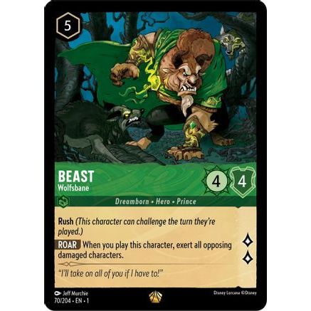 Beast - Wolfsbane (70/204) - The First Chapter Cold Foil