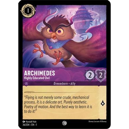 Archimedes - Highly Educated Owl (36/204) - The First Chapter Cold Foil