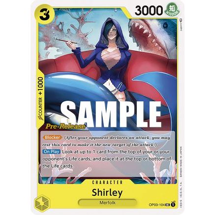 Shirley (OP03-104) - Pillars of Strength Pre-Release Cards