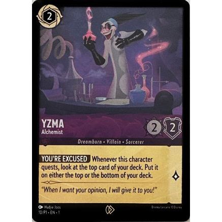 Yzma - Alchemist (10) - Disney Lorcana Promo Cards Cold Foil