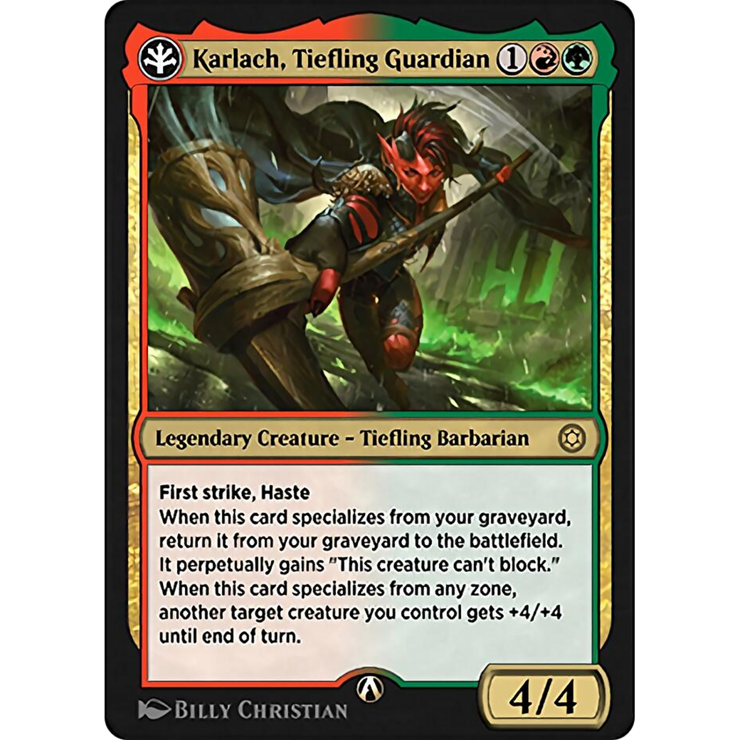 Karlach, Tiefling Guardian (HBG-14G) - Alchemy Horizons: Baldur's Gate