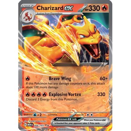 Charizard ex - 006/165 6 - SV Scarlet & Violet 151 Holofoil
