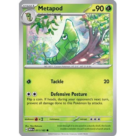 Metapod 11 - SV Scarlet & Violet 151