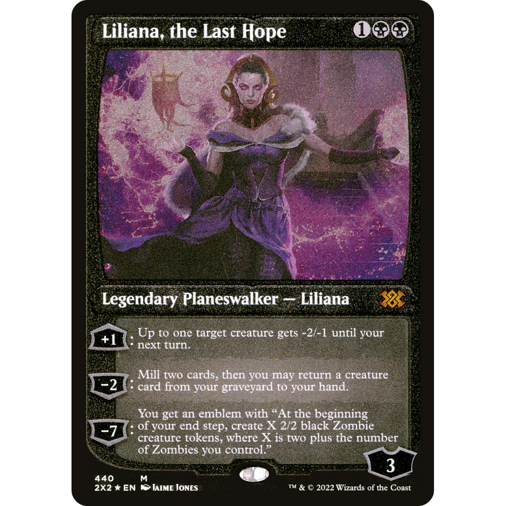 Liliana, the Last Hope (Foil Etched) (2X2-440) - Double Masters 2022 Foil