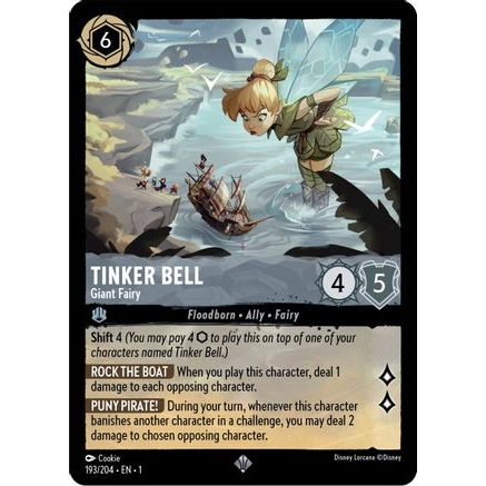 Tinker Bell - Giant Fairy (193/204) - The First Chapter Cold Foil
