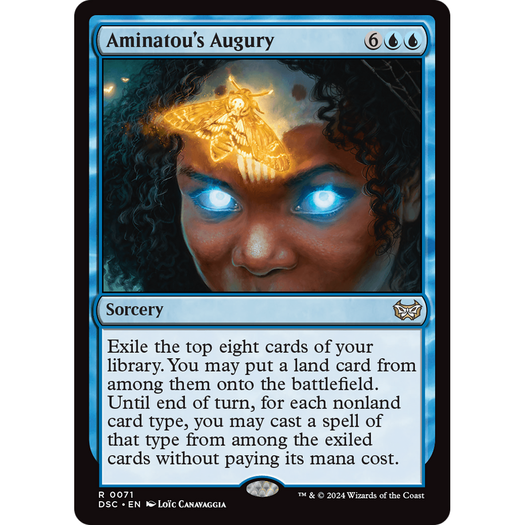 Aminatou's Augury (DSC-071) - Duskmourn: House of Horror Commander