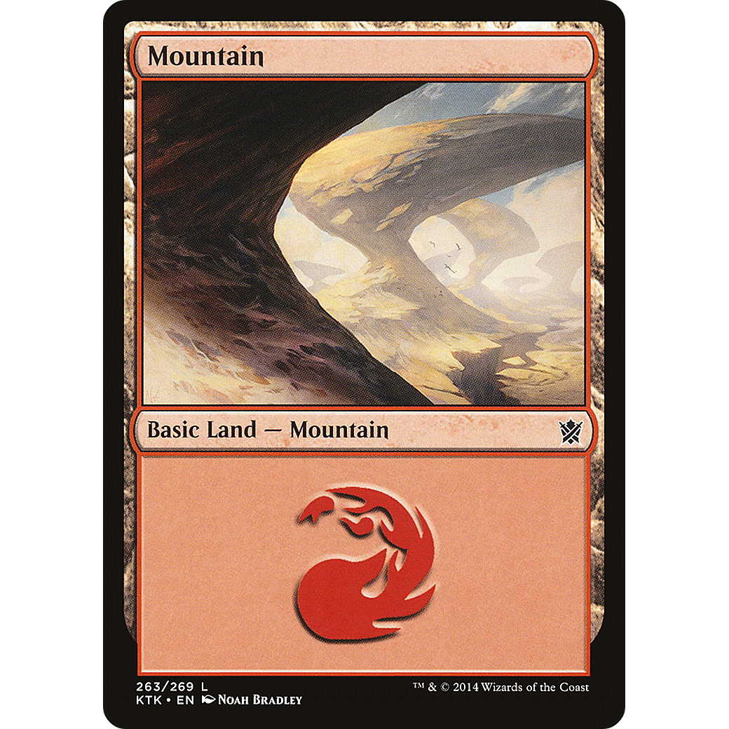 Mountain (263) (KTK-263) - Khans of Tarkir Foil