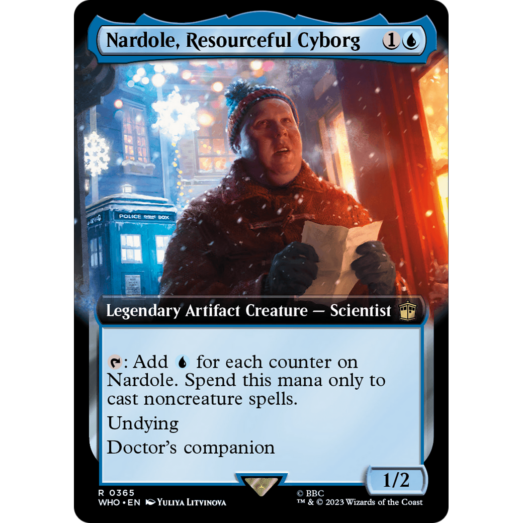 Nardole, Resourceful Cyborg (Extended Art) (WHO-365) - Doctor Who: (Extended Art) Foil