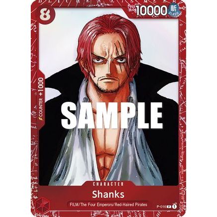 Shanks (Premium Card Collection -ONE PIECE FILM RED Edition-) (P-016) - One Piece Promotion Cards Foil