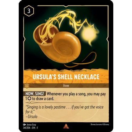 Ursula's Shell Necklace (34/204) - The First Chapter Cold Foil